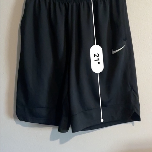 Nike Black Athletic Shorts Size L - Picture 6 of 7